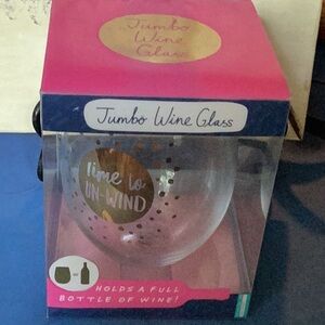 Cute jumbo wine glass